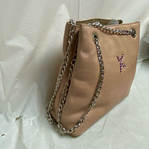 Paloma Picasso- Tiffany’s Designer, Italy Pink Leather-Shoulder- Crossbody Bag - Picture 5 of 12